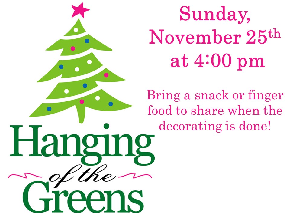 Hanging of the Greens - Concordia First United Methodist Church